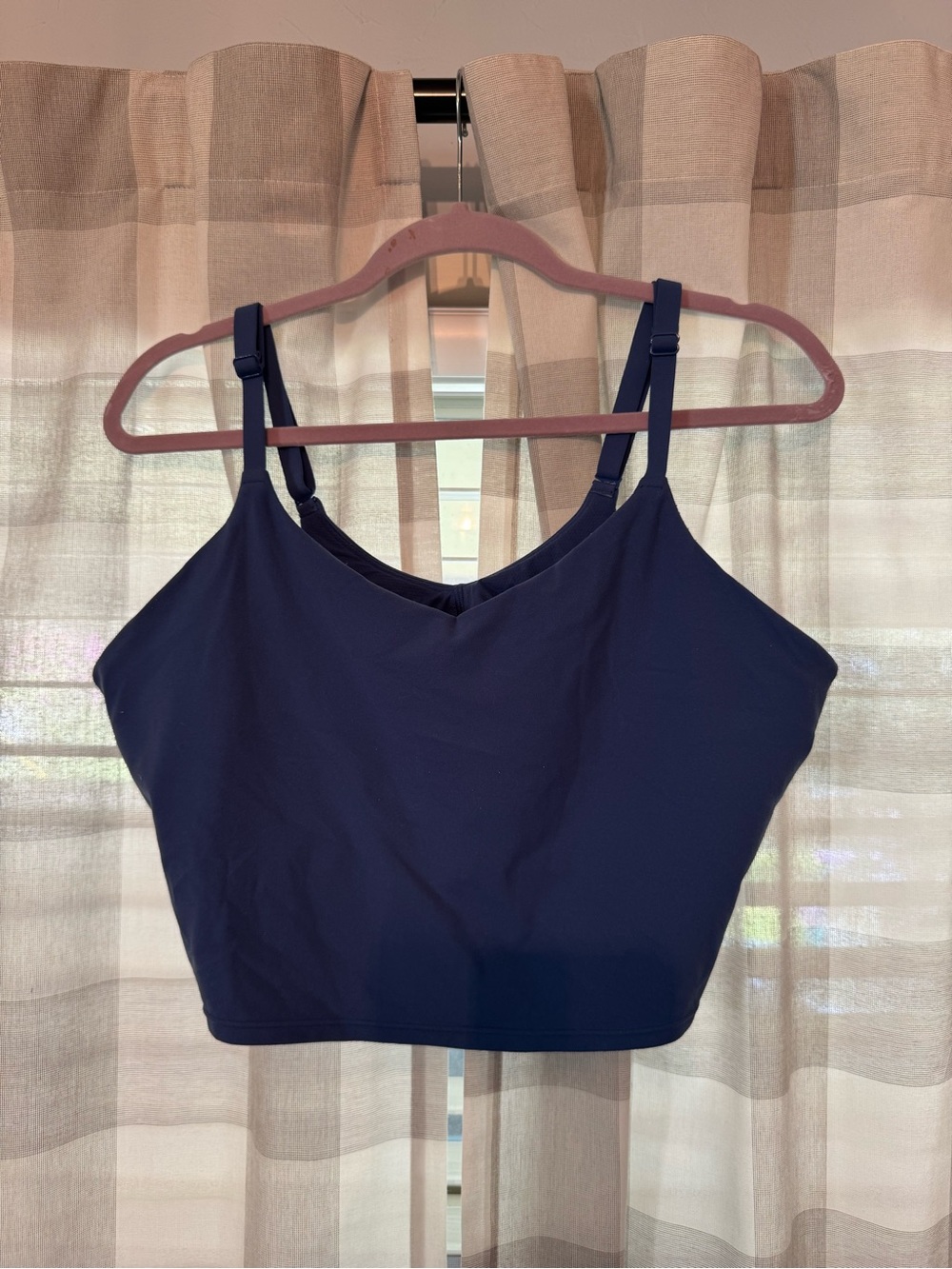 Athleta Navy Longline Bralette Top